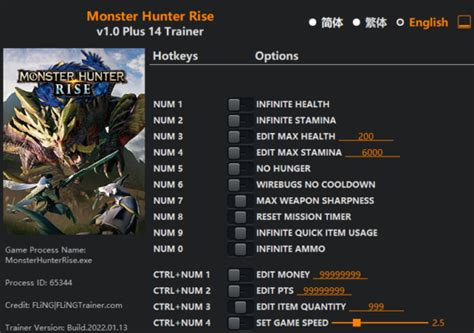 monster hunter rar|Monster Hunter Rise Trainer .